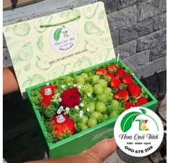 Set hộp quà  tặng trái cây tươi: Lịch sự - Tinh tế