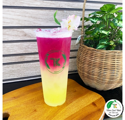 Nước Ép Thơm Mix Thanh Long Đỏ